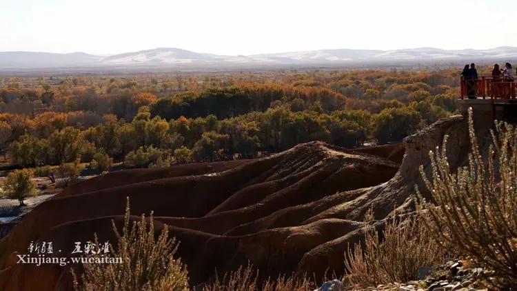 Wucaitan (Colourful Beach) near the northern Xinjiang circuit, representative of the region's varied landscapes