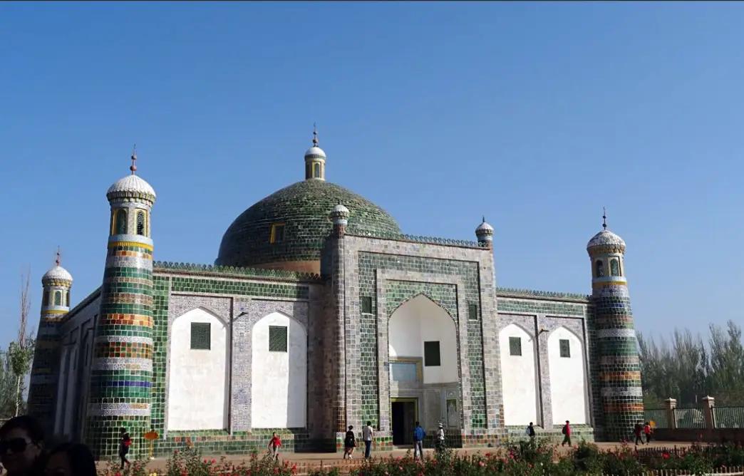 Mosque architecture, part of everyday life for several Xinjiang ethnic groups